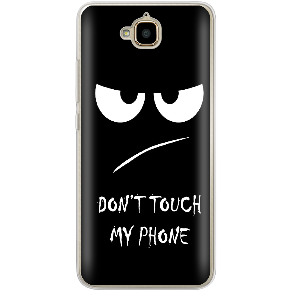 Чохол Boxface Huawei Y6 Pro Don't Touch my Phone Прозорий силікон (25518-up535-25518)