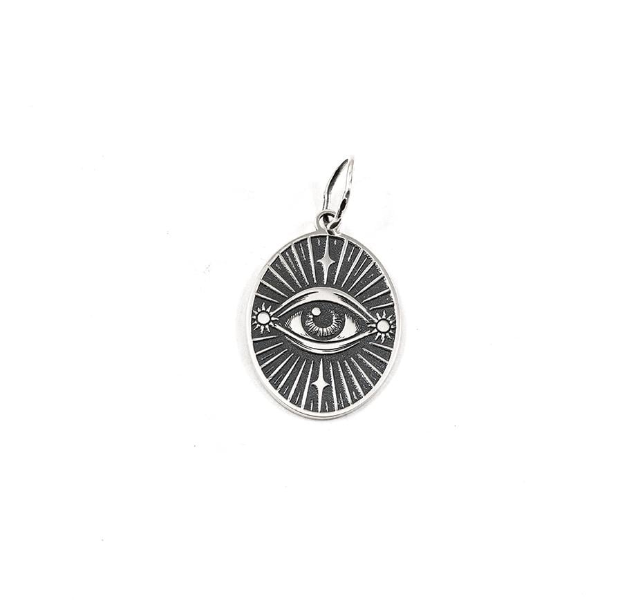 Кулон оберег Maxi Silver 9664 Всевидящее око защиту (89664)