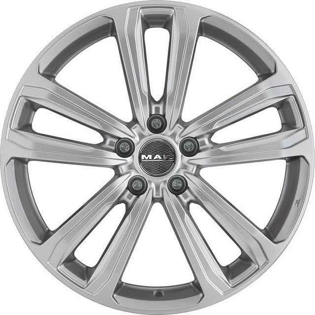Литые диски Mak Magma 7,5x17 5x114,3 ET48 DIA76,1 Silver