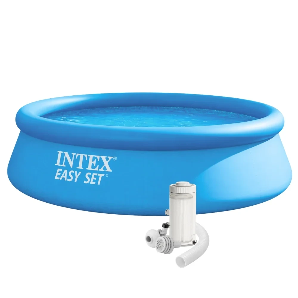 Бассейн надувной круглый Intex Easy Set 28132 366х76 см с картриджным фильтром/насосом Синий (147-9-28132 )