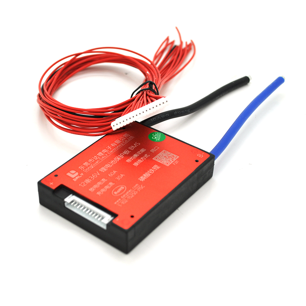Плата BMS DaLy LiFePO4 36V 12S 30/60A (6718)