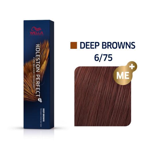 Крем-краска Wella Professionals Koleston Perfect ME+ стойкая 6/75 Deep browns - фото 3