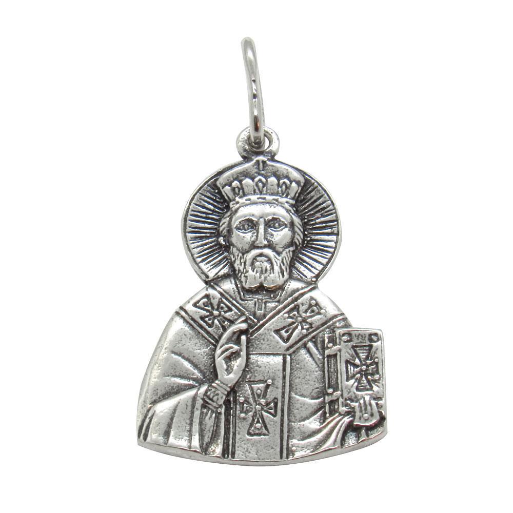 Серебряная ладанка Святой Николай Чудотворец (1138090694)