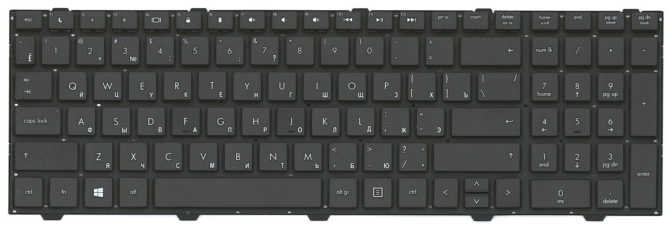 Клавиатура для ноутбука HP ProBook 4540S/4545S Black