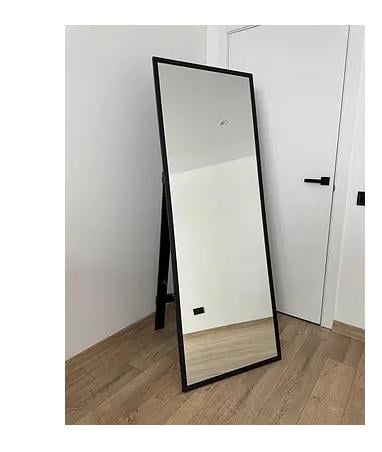 Підлогове дзеркало 2290 в повний зріст на підставці 1700х700 мм Чорний (29358463)