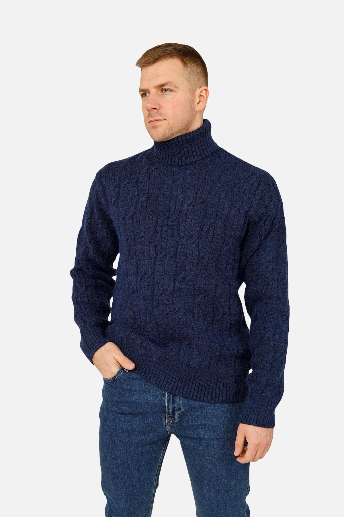 Свитер мужской ЦБ-00261948 р. 48 Синий (SKT001025332) - фото 2 Свитер мужской ЦБ-00261948 р. 48 Синий (SKT001025332) - фото 2