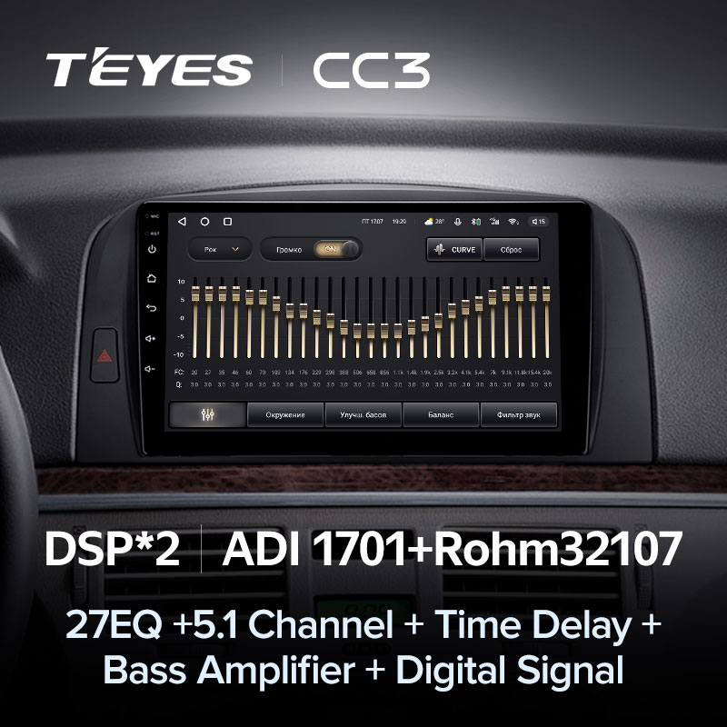 Автомагнитола штатная Teyes CC3 для Hyundai Sonata NF 2004-2008 Android CC3 6+128G Wi-Fi+4G (1632458268) - фото 4