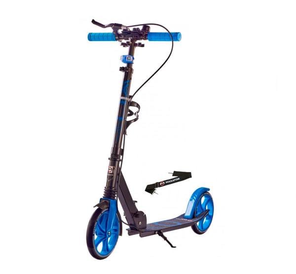 Самокат Maraton RIDER 2021 с фонариком Синий - фото 7 Самокат Maraton RIDER 2021 с фонариком Синий - фото 7