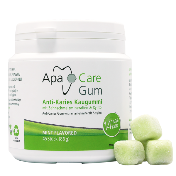 Жувальна гумка ApaGum з кальцієм та ксилітом 45 шт.
