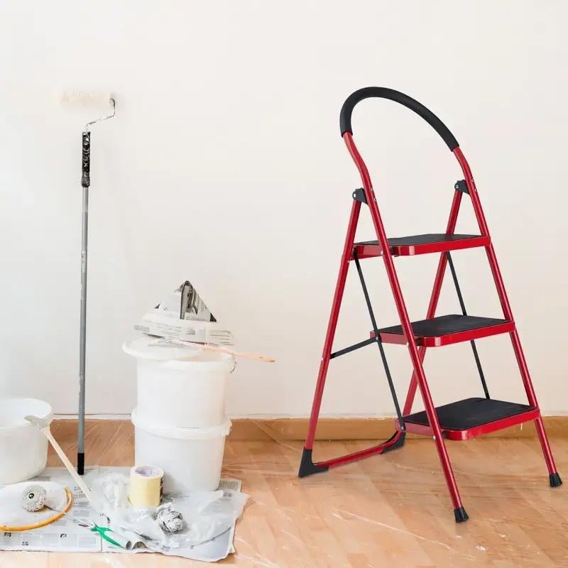 Драбина Intertool на 3 сходинки 380x260 мм 113/72,9 см (LT-0037) - фото 2 Драбина Intertool на 3 сходинки 380x260 мм 113/72,9 см (LT-0037) - фото 2