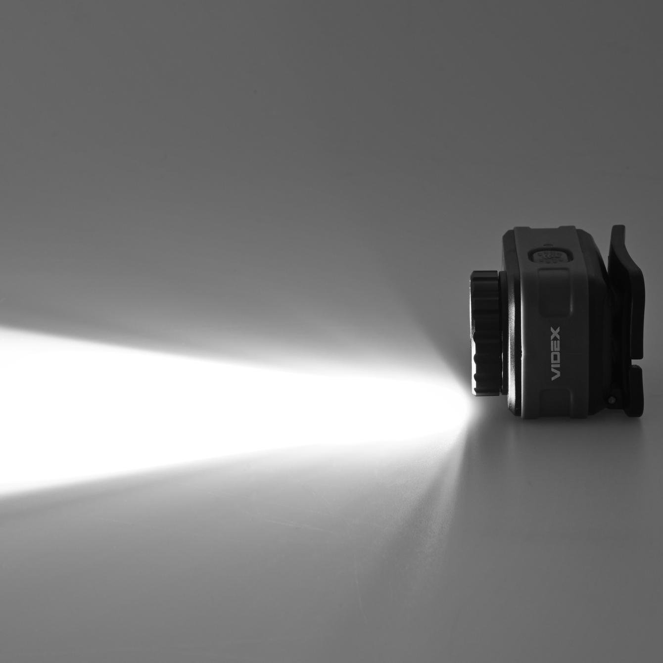 Фонарик налобный светодиодный Videx VLF-H046Z 500Lm 5000K белый-красный-зеленый свет (VLF-H046Z) - фото 11