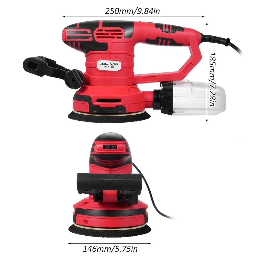 Шліфмашина ексцентрикова орбітальна 450W 150 мм (2398) - фото 2 Шліфмашина ексцентрикова орбітальна 450W 150 мм (2398) - фото 2