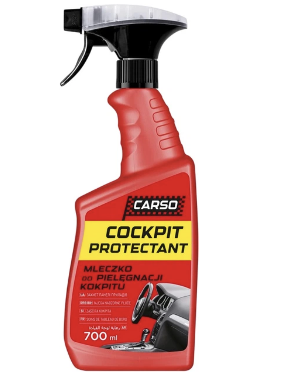 Поліроль для пластику CARSO Blak Atom 700 мл (C415) Поліроль для пластику CARSO Blak Atom 700 мл (C415)