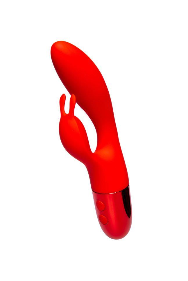 Вибратор для точки G Every Night Toys Кролик с горизонтальными движениями Красный (38023436)