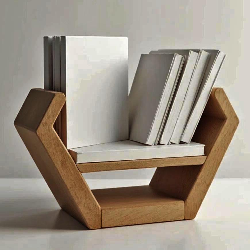 Полка книжная настольная из дерева Грейтода Сиена (КПА-001005)