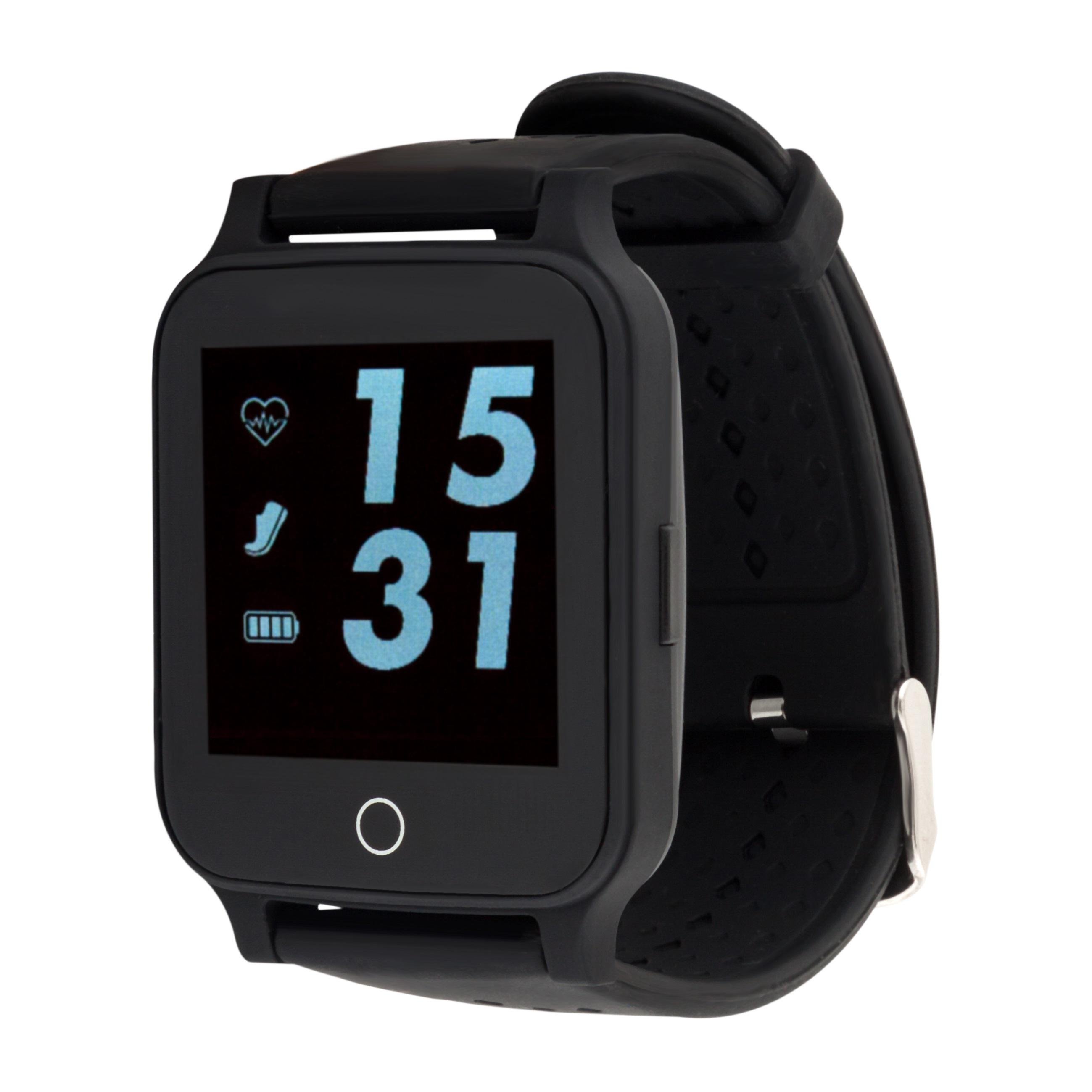 Смарт-часы с тонометром и пульсометром Alfa Y60.1 IPS Pulse and AD Black