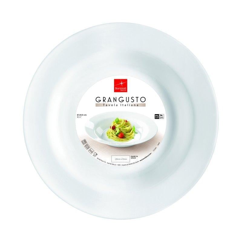 Тарілка для пасти Bormioli Rocco Grangusto склокераміка d 29,5 см (400850FTB121990 BR)