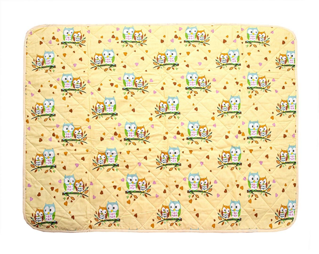 Покрывало детское стеганое 8815 Влюбленные совушки Zastelli 110х140 см Разноцветное (17440)