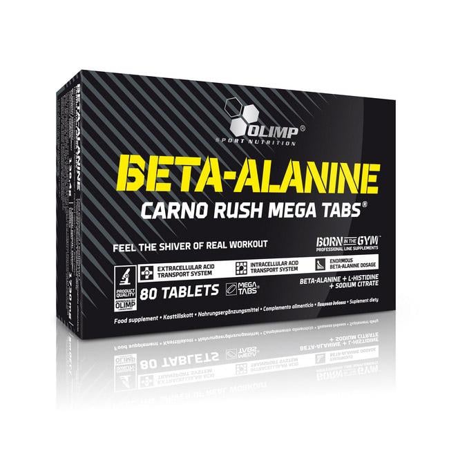 Бета-аланин с L-гистидином Olimp Carno Rush 80 табл.