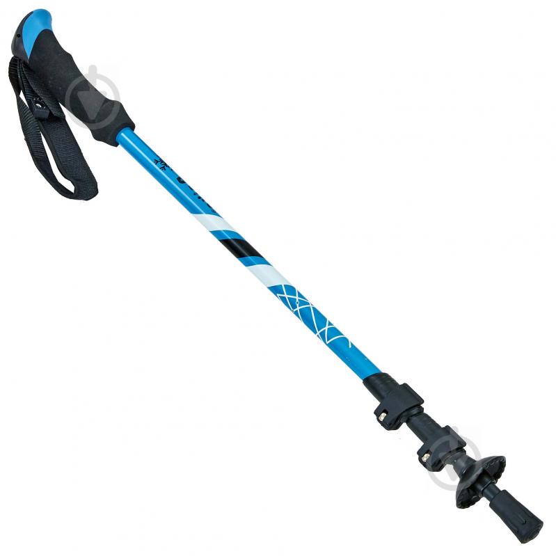 Палка треккинговая planeta-sport для скандинавской ходьбы TY-0468 RAICO l-55-63см Синий