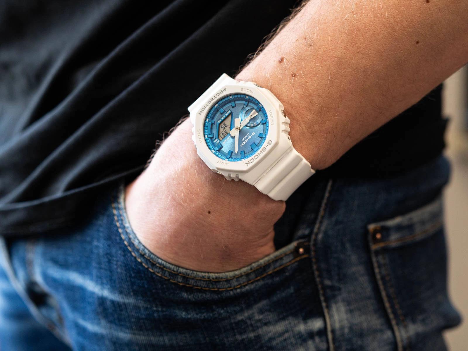 Часы Casio G-SHOCK GA-2100WS-7AER (8526) - фото 3 Часы Casio G-SHOCK GA-2100WS-7AER (8526) - фото 3