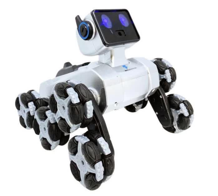 Робот трюковой на радиоуправлении Собака Stunt Robot Dog H29-4 с LED-подсветкой и WiFi-камерой (32174266)