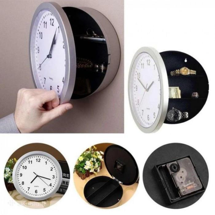 Настінний пластиковий годинники-сейф UKC SAFE CLOCK - фото 3