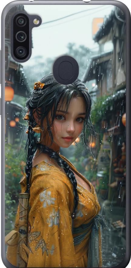 Чехол на Samsung Galaxy A11 A115F Anime-girl (6133t-2012-42517)