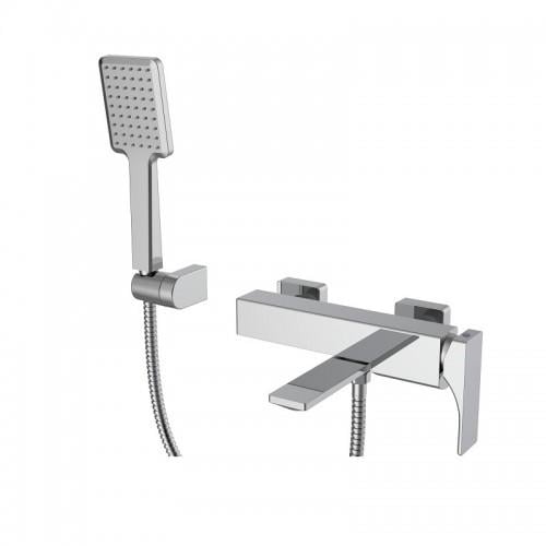 Смеситель для ванны KOER KB-41010-01 с коротким изливом Хром (KR3484)