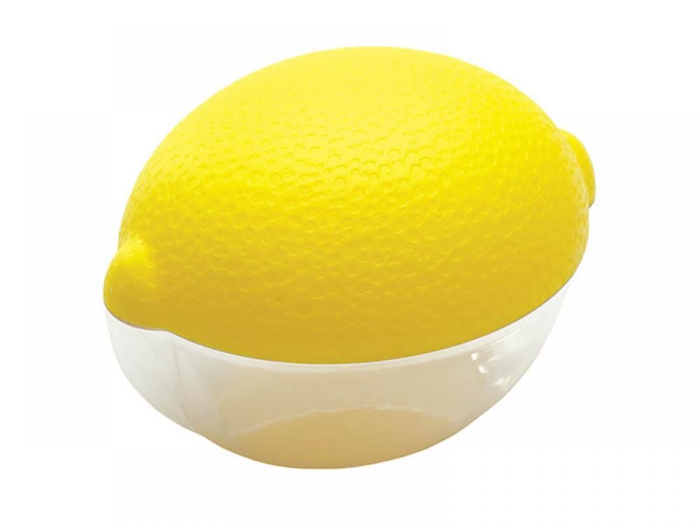 Контейнер для хранения лимона пластик 11,5x8x7 см Yellow (113489)