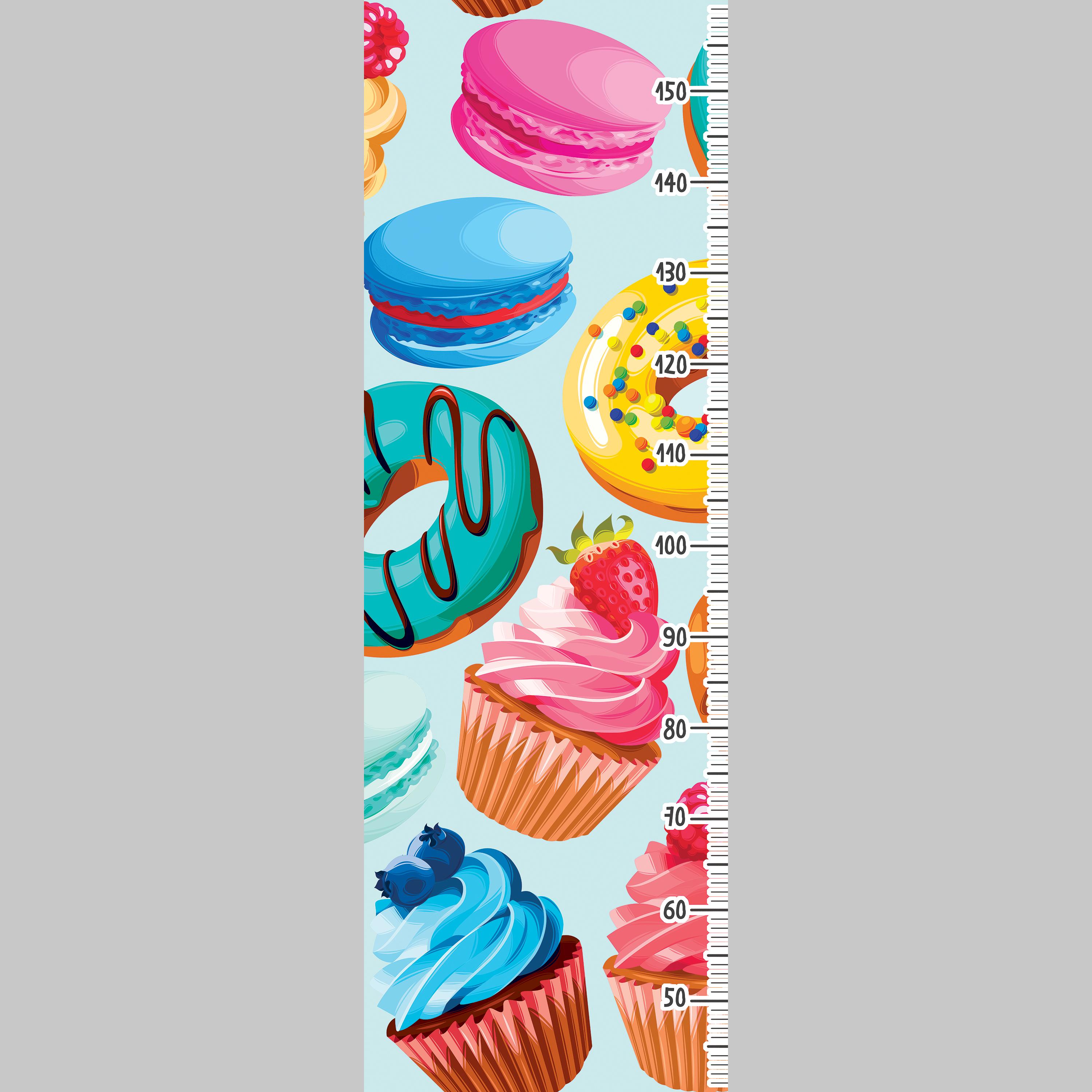 Зростомір WS Wallpaper для дітей З пончиками 40x120 см (741004171_1)
