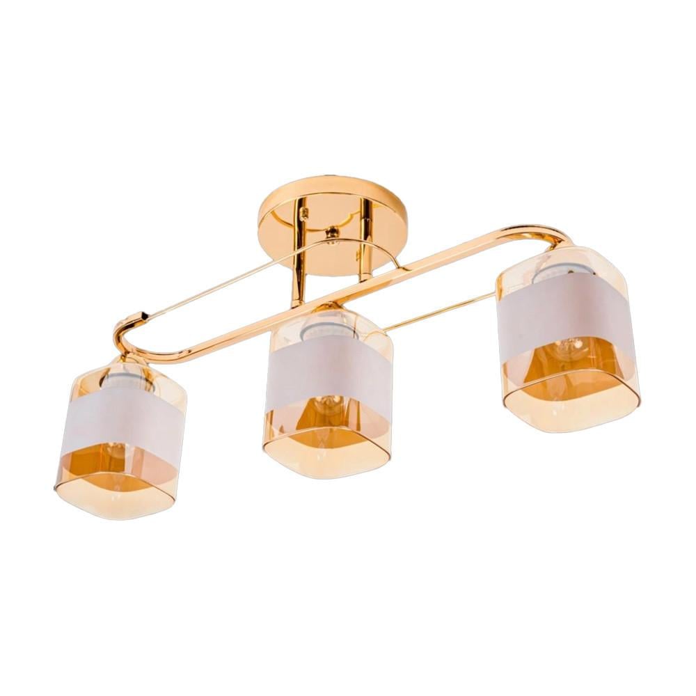 Потолочная люстра Sirius 3 плафоны Золотистый (Л 8104/3A)