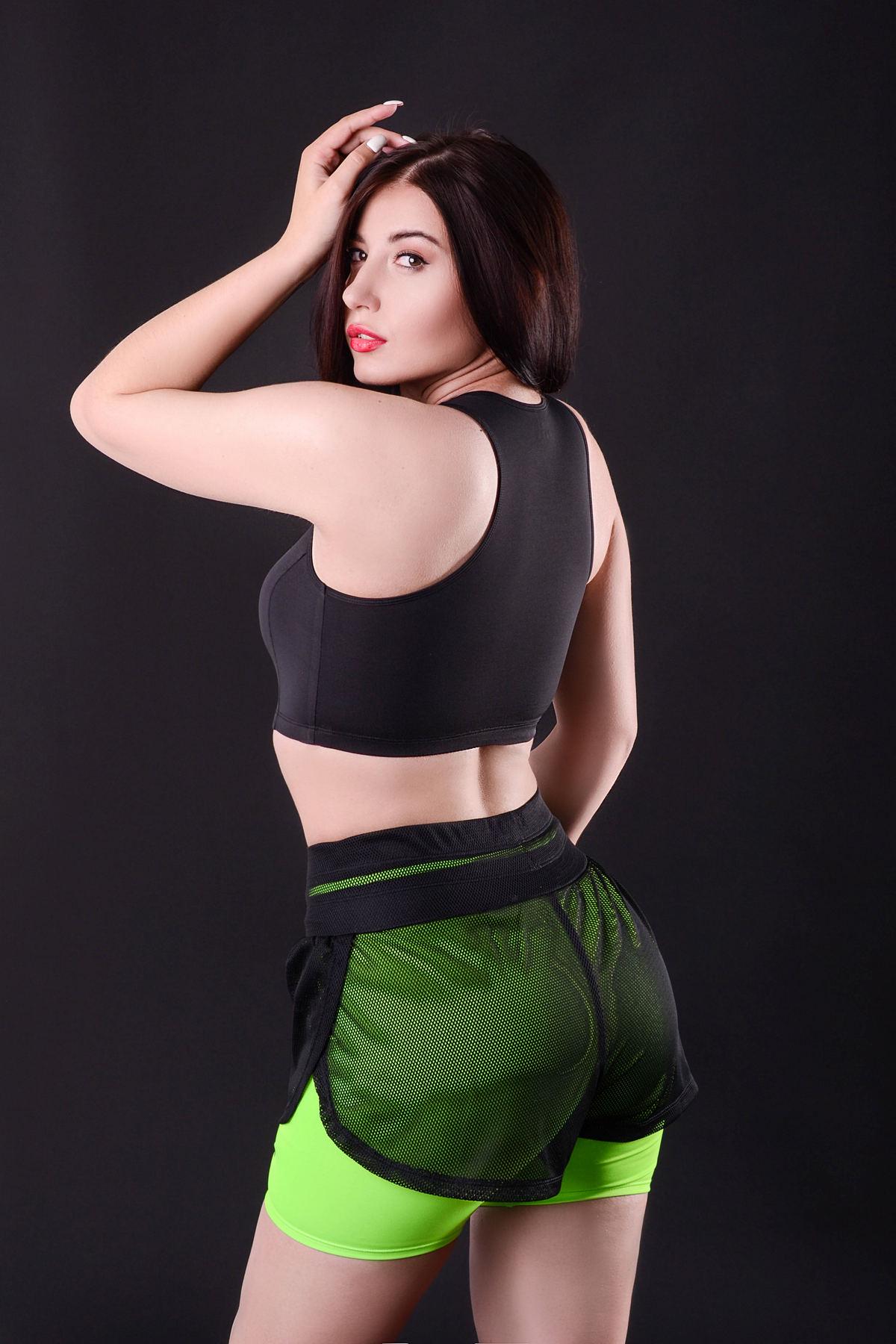 Шорти подвійні з сіткою TOTALFIT M (HW4-C29/10-M) - фото 2 Шорти подвійні з сіткою TOTALFIT M (HW4-C29/10-M) - фото 2