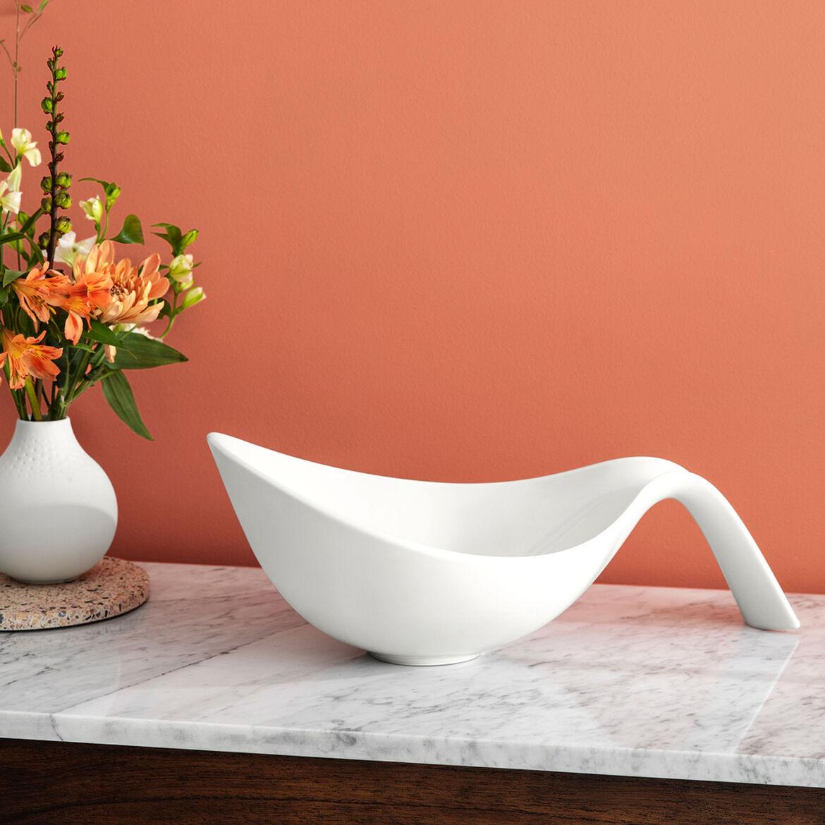 Салатник с ручкой Villeroy & Boch Flow 43х26 см (1034203230)