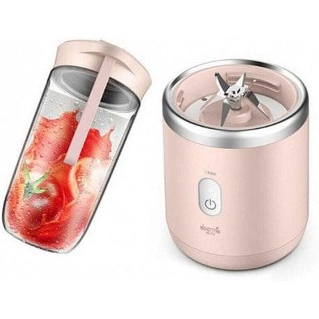 Фітнес-блендер Deerma Juice Cup портативний акумуляторний Pink (DEM-NU05) - фото 5