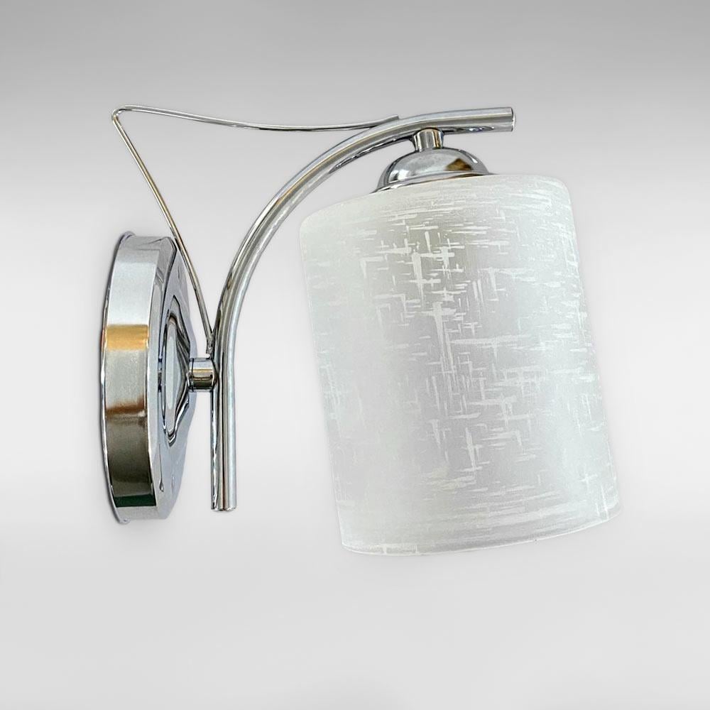 Світильник настінний Light House SRS-20255/1 хром плафон Білий