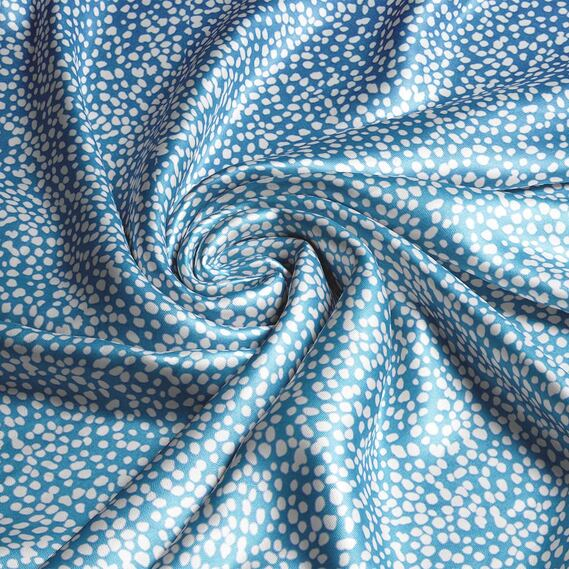 Ткань атлас-шелк стрейч IDEIA Бисер 1,5 м Бирюзовый (2200004217086)