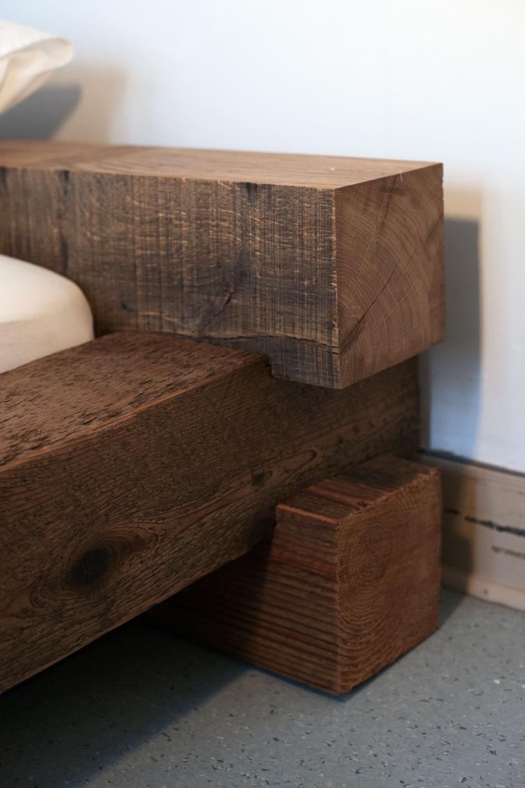 Кровать H&H из натурального дерева 175х215х28 Коричневый (HHK2) - фото 2 Кровать H&H из натурального дерева 175х215х28 Коричневый (HHK2) - фото 2