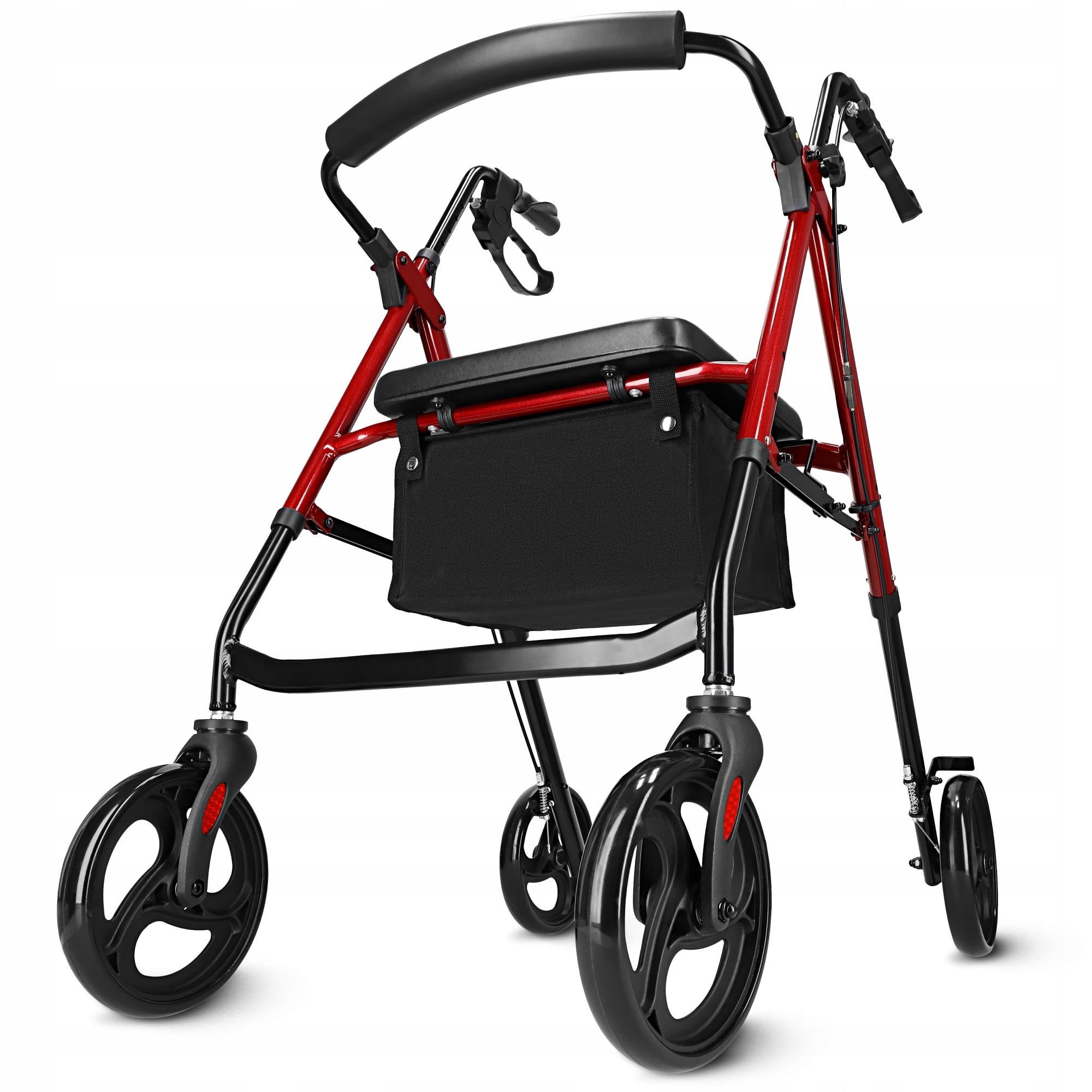 Роллер для ходьбы 4fizjo складной с сумкой Black/Red (P-5905973406901)