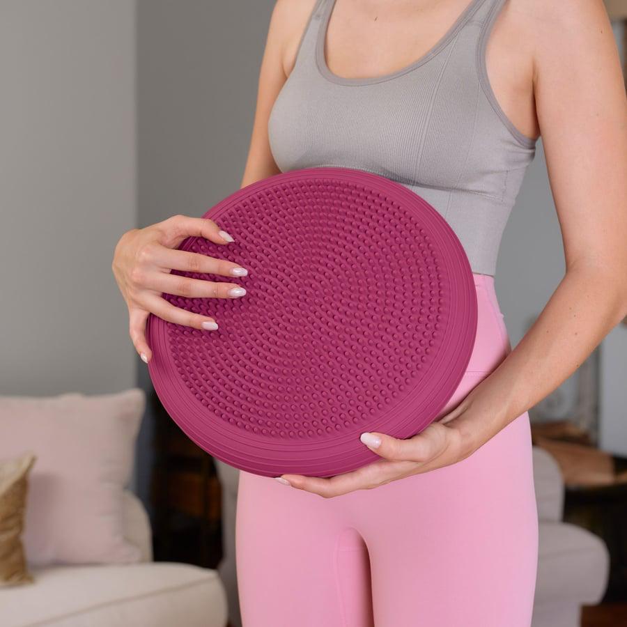 Балансировочная подушка Hop-Sport HS-R034BC Бордовый (5171) - фото 4 Балансировочная подушка Hop-Sport HS-R034BC Бордовый (5171) - фото 4