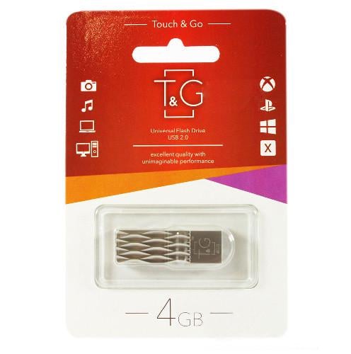 Флеш накоплювач USB T&G 4 Gb 103 metal series (1244130743)