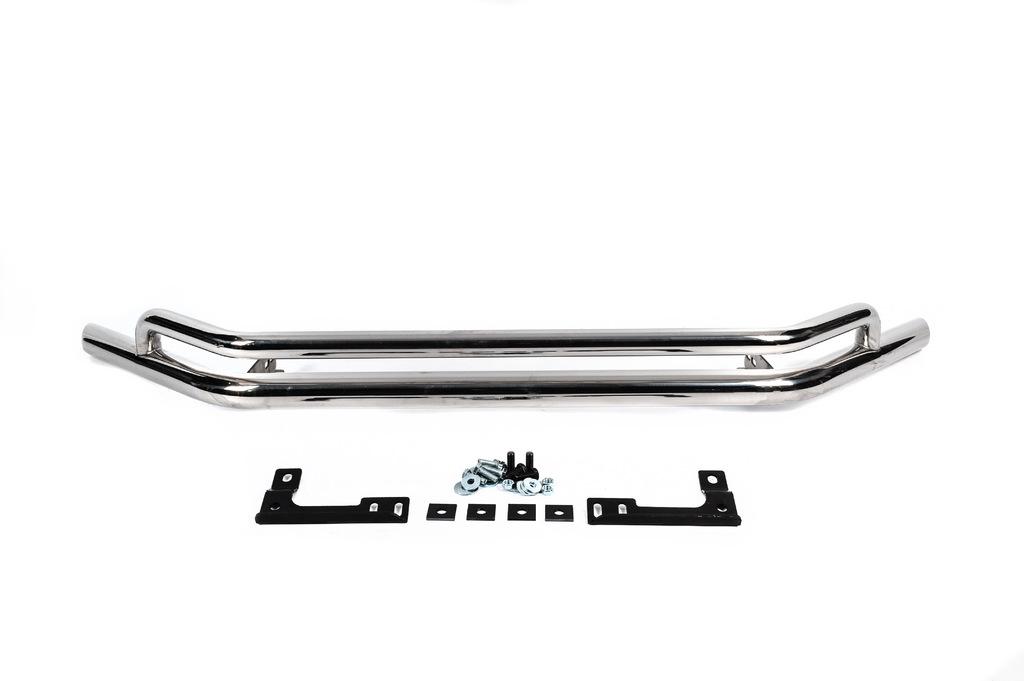 Передняя защита ST017 CAN для Toyota Hilux 2015- гг. нержавеющая сталь Хром Передняя защита ST017 CAN для Toyota Hilux 2015- гг. нержавеющая сталь Хром