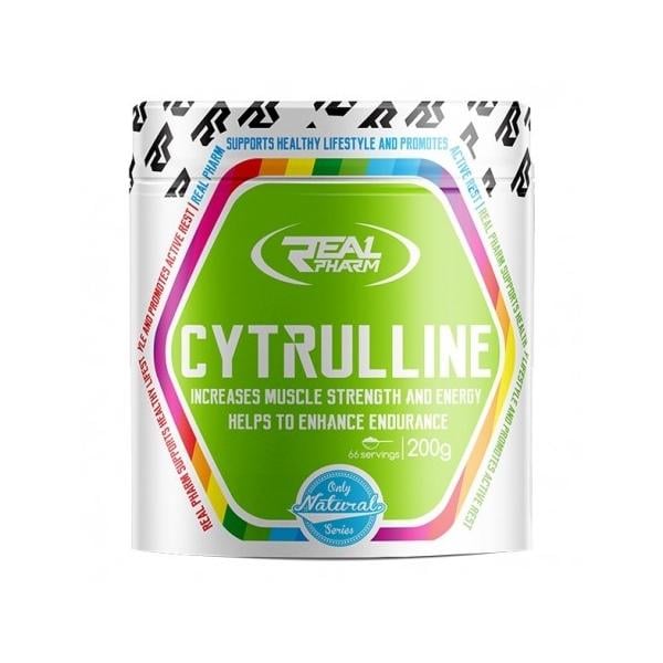 Амінокислота Real Pharm Citrulline 200 г Малина-полуниця (8052V12642)