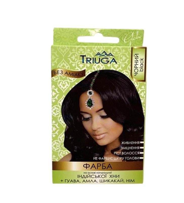 Фарба для волосся на основі хни TRIUGA Чорний 25 г