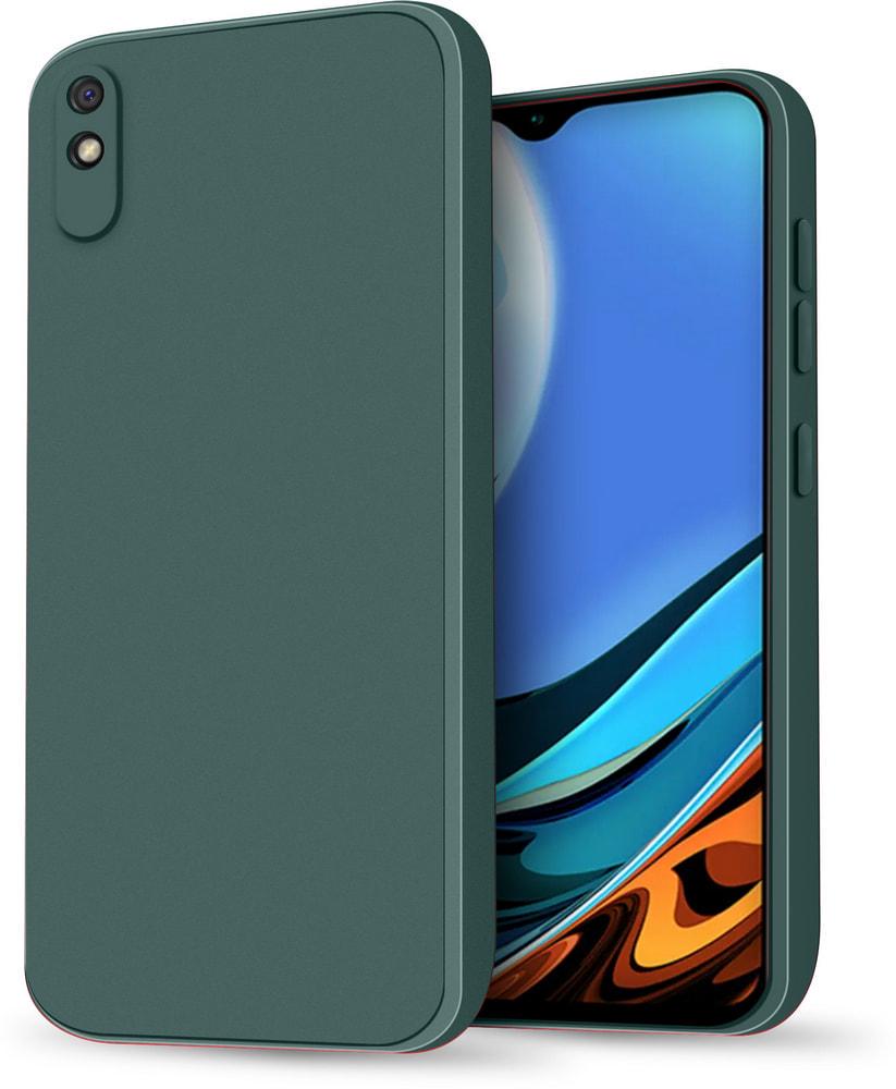 Силіконовий чохол HardCorner Xiaomi Redmi 9A (з мікрофіброю) Green (34843-08) - фото 1