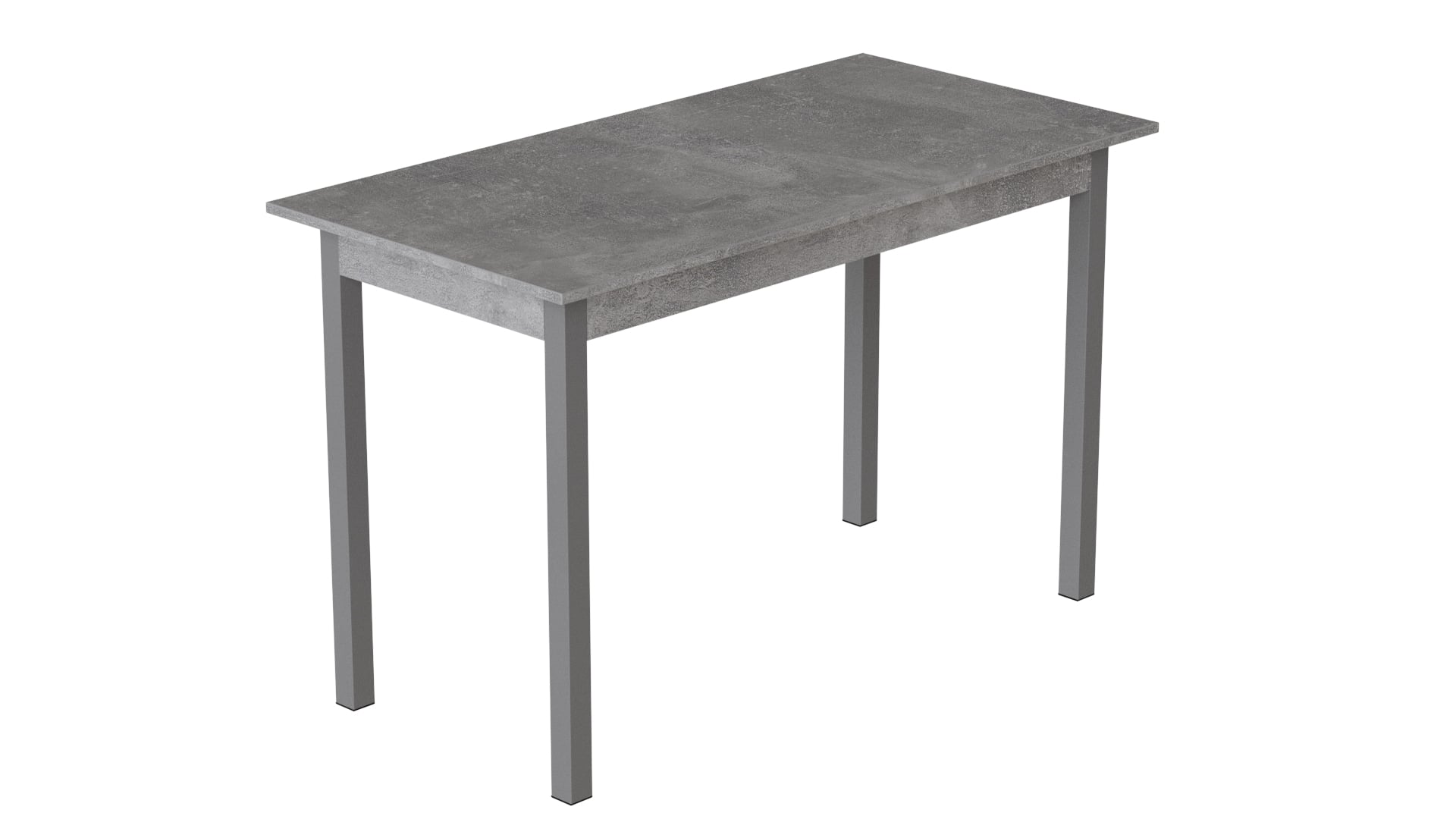 Стол кухонный Ferrum-decor Марио ДСП 16 мм 75x120x70 см Серый/Бетон (MAR0056)
