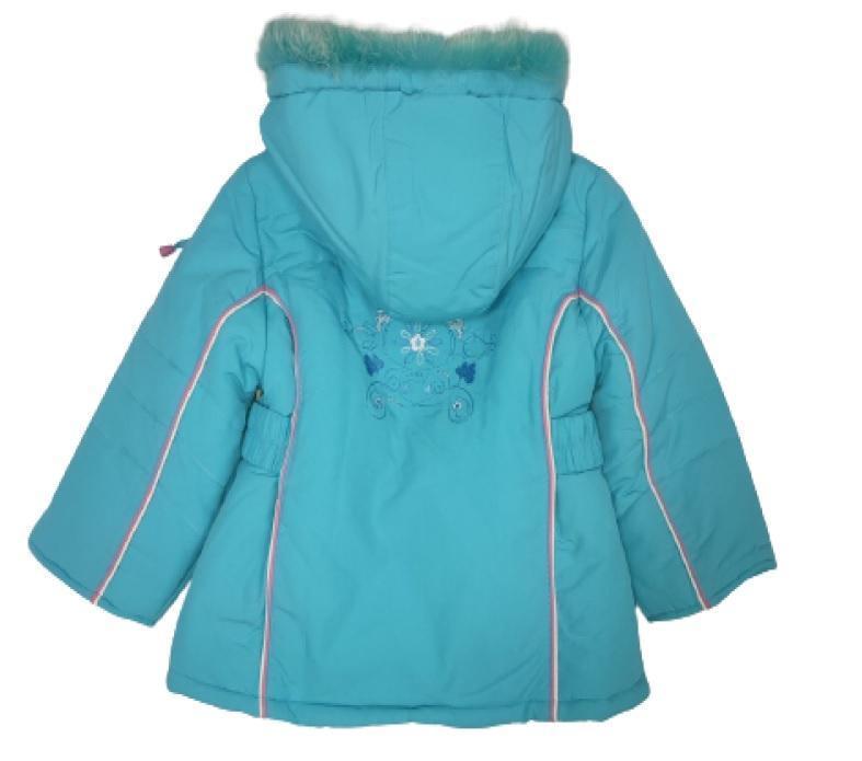 Куртка для девочки на флисе YOYO 92 см Голубой (310401_92) - фото 3 Куртка для девочки на флисе YOYO 92 см Голубой (310401_92) - фото 3
