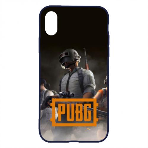 Чехол для iPhone X/Xs PUBG and smoke (2612668-8-77282)
