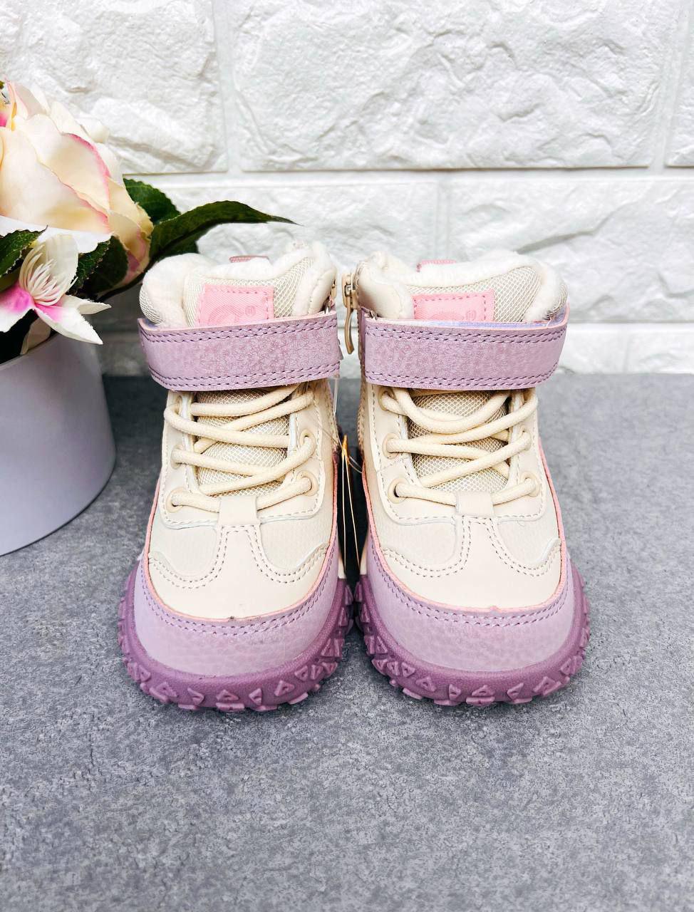 Чоботи для дівчинки зимові Clibee 1897 р. 22 14,5 см Бежевий (1897) - фото 2 Чоботи для дівчинки зимові Clibee 1897 р. 22 14,5 см Бежевий (1897) - фото 2