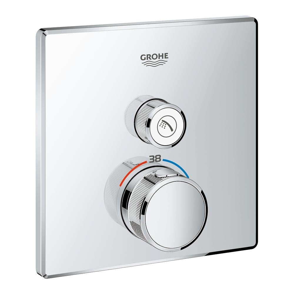 Зовнішня частина змішувача Grohe Grohtherm SmartControl 29123000 з термостатом Хром (112020)